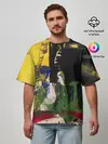 Мужская футболка оверсайз / Мазок художника!