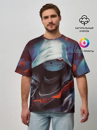 Мужская футболка оверсайз / UNDERTALE | АНДЕРТЕЙЛ