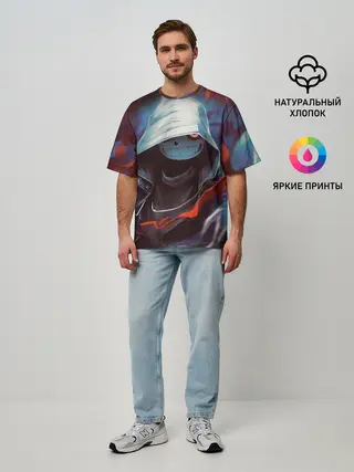 Мужская футболка оверсайз / UNDERTALE | АНДЕРТЕЙЛ