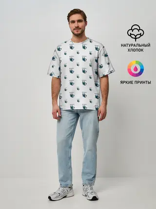 Мужская футболка оверсайз / Скорпион