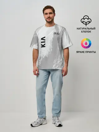 Мужская футболка оверсайз / Kia