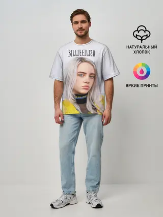 Мужская футболка оверсайз / BillieEilish