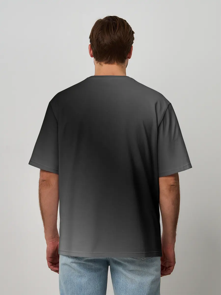 Мужская футболка оверсайз / Янь Янь Котики