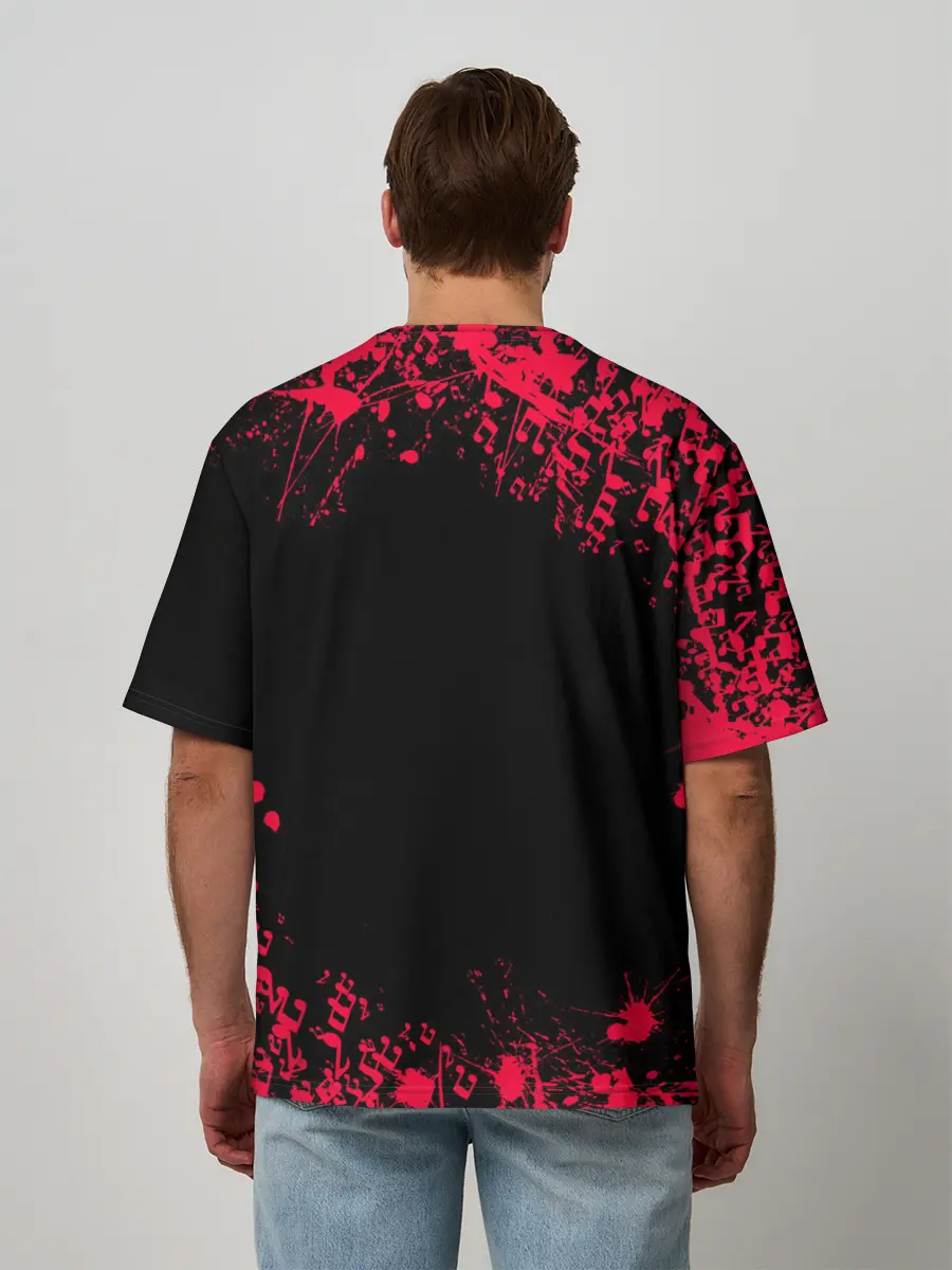 Мужская футболка оверсайз / HAZBIN HOTEL ALASTOR.