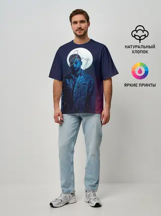 Мужская футболка оверсайз / Джони