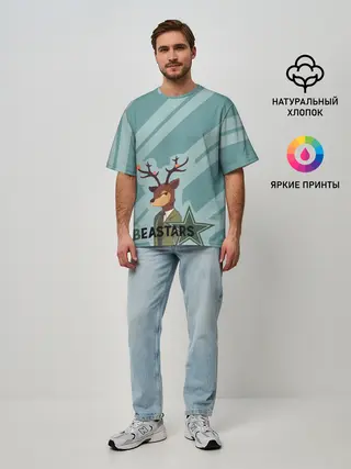 Мужская футболка оверсайз / Луис beastars