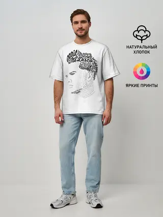 Мужская футболка оверсайз / Panic at the disco