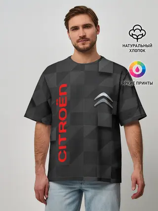 Мужская футболка оверсайз / CITROEN