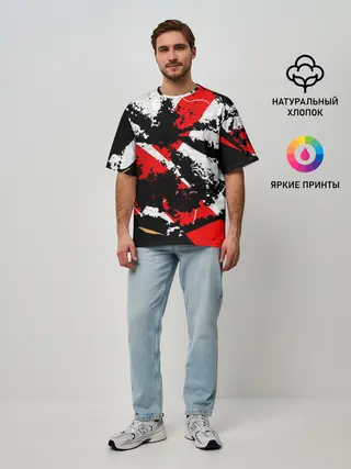 Мужская футболка оверсайз / DARK SIDE1.0