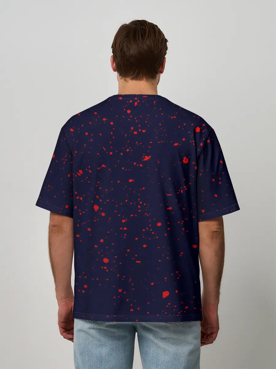 Мужская футболка оверсайз / EVE ECHOES / ИВ ЭХО