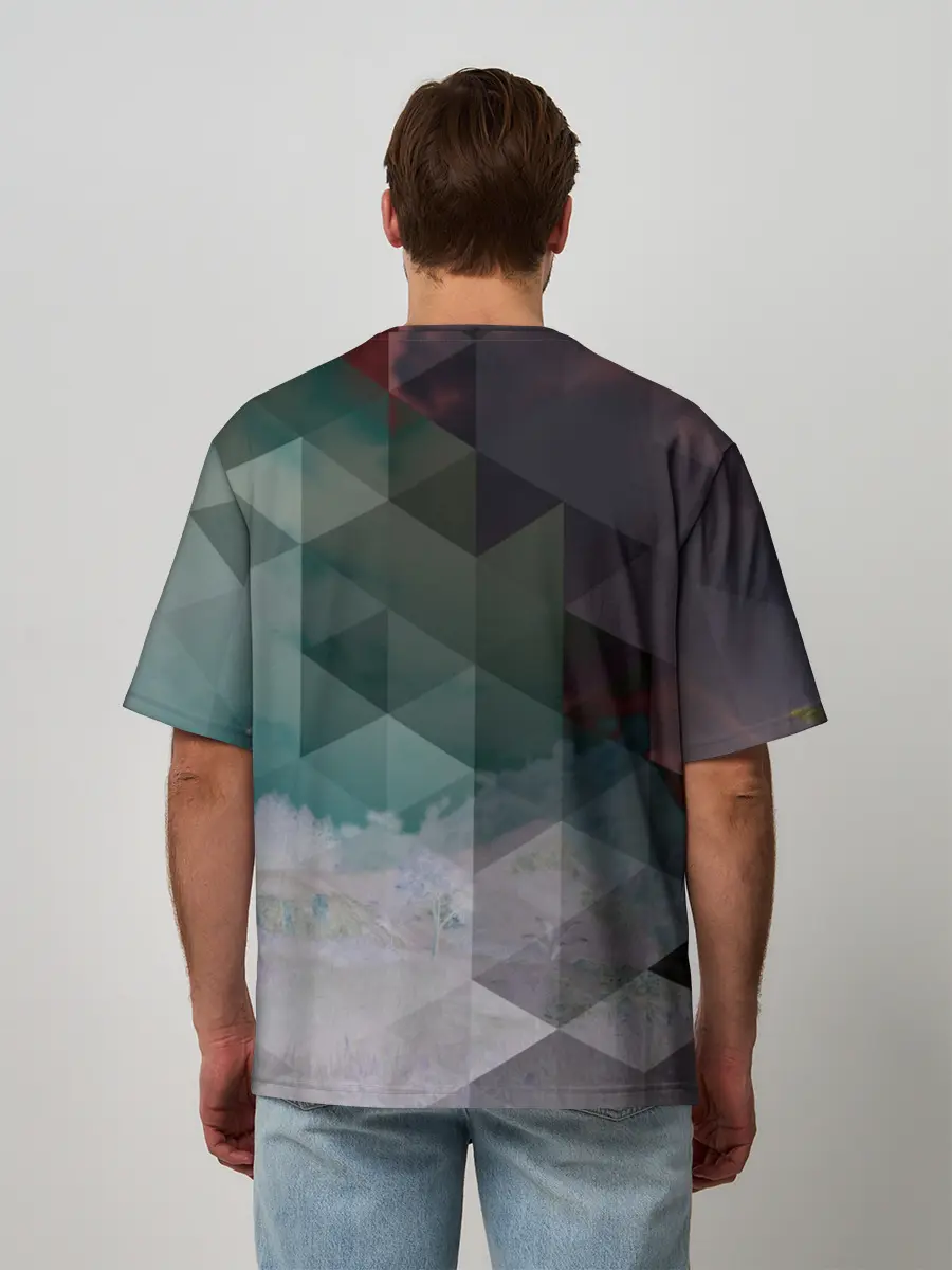 Мужская футболка оверсайз / FarCry polygon