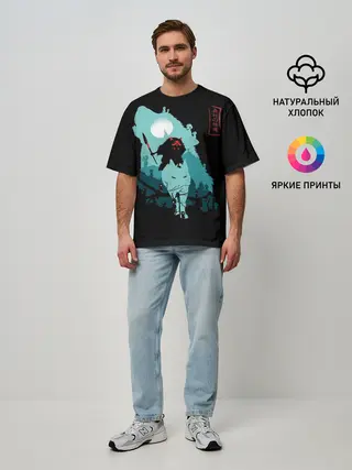 Мужская футболка оверсайз / Princess Mononoke