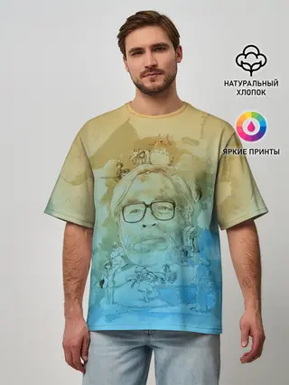 Мужская футболка оверсайз / P007_P004ooo2224483