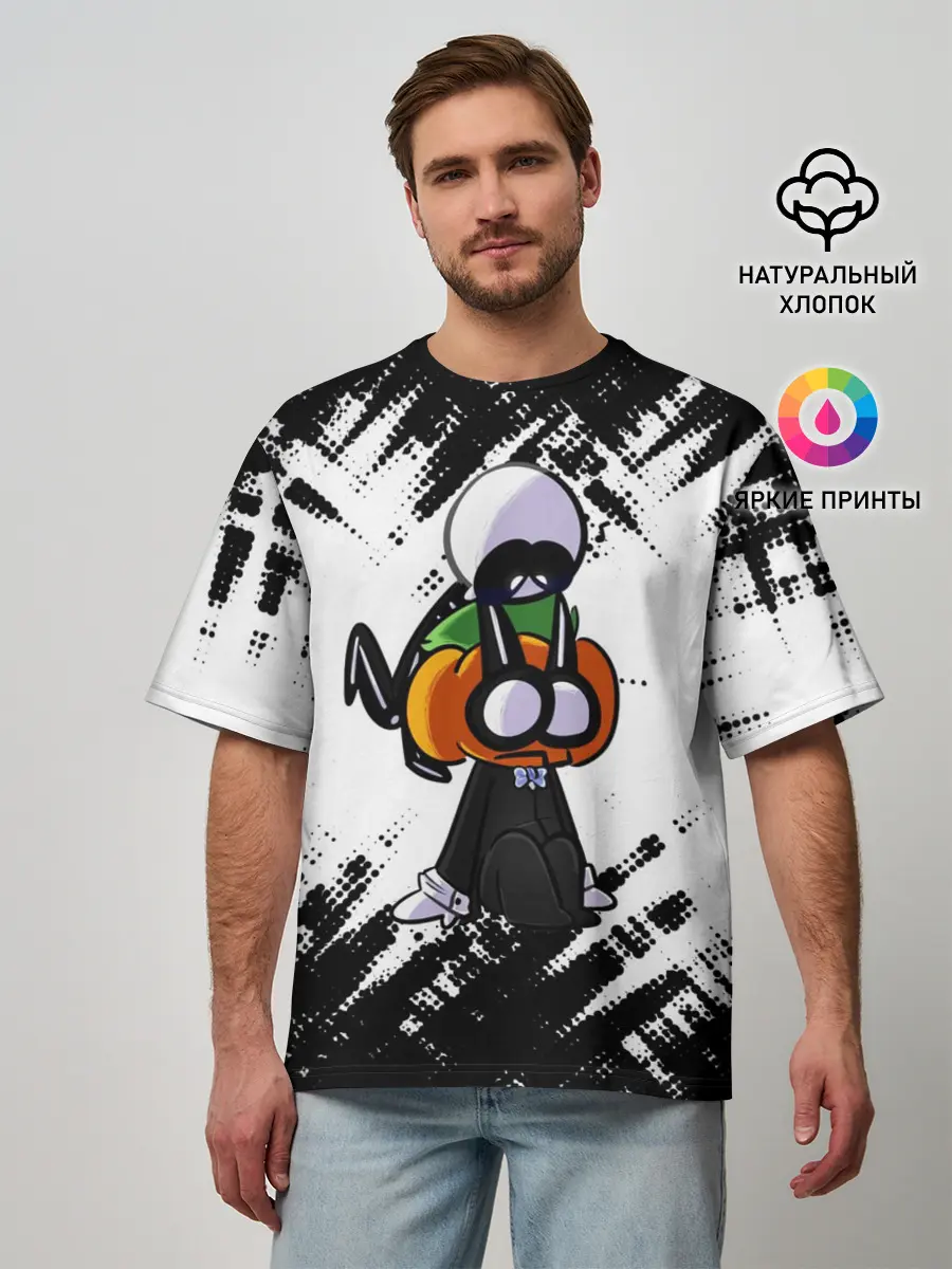 Мужская футболка оверсайз / Скид и Памп FNF