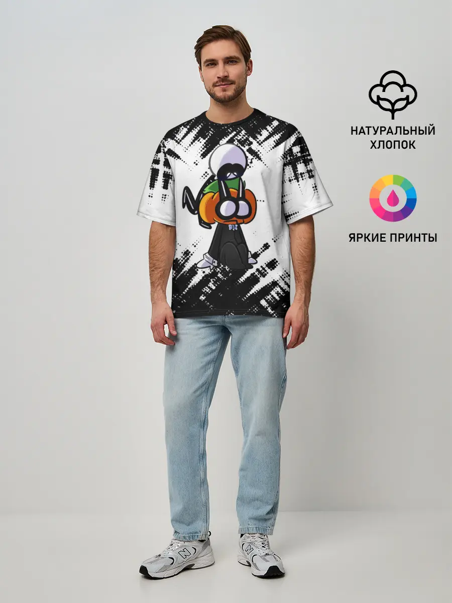 Мужская футболка оверсайз / Скид и Памп FNF