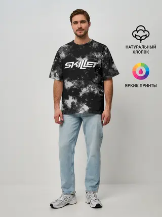 Мужская футболка оверсайз / Skillet