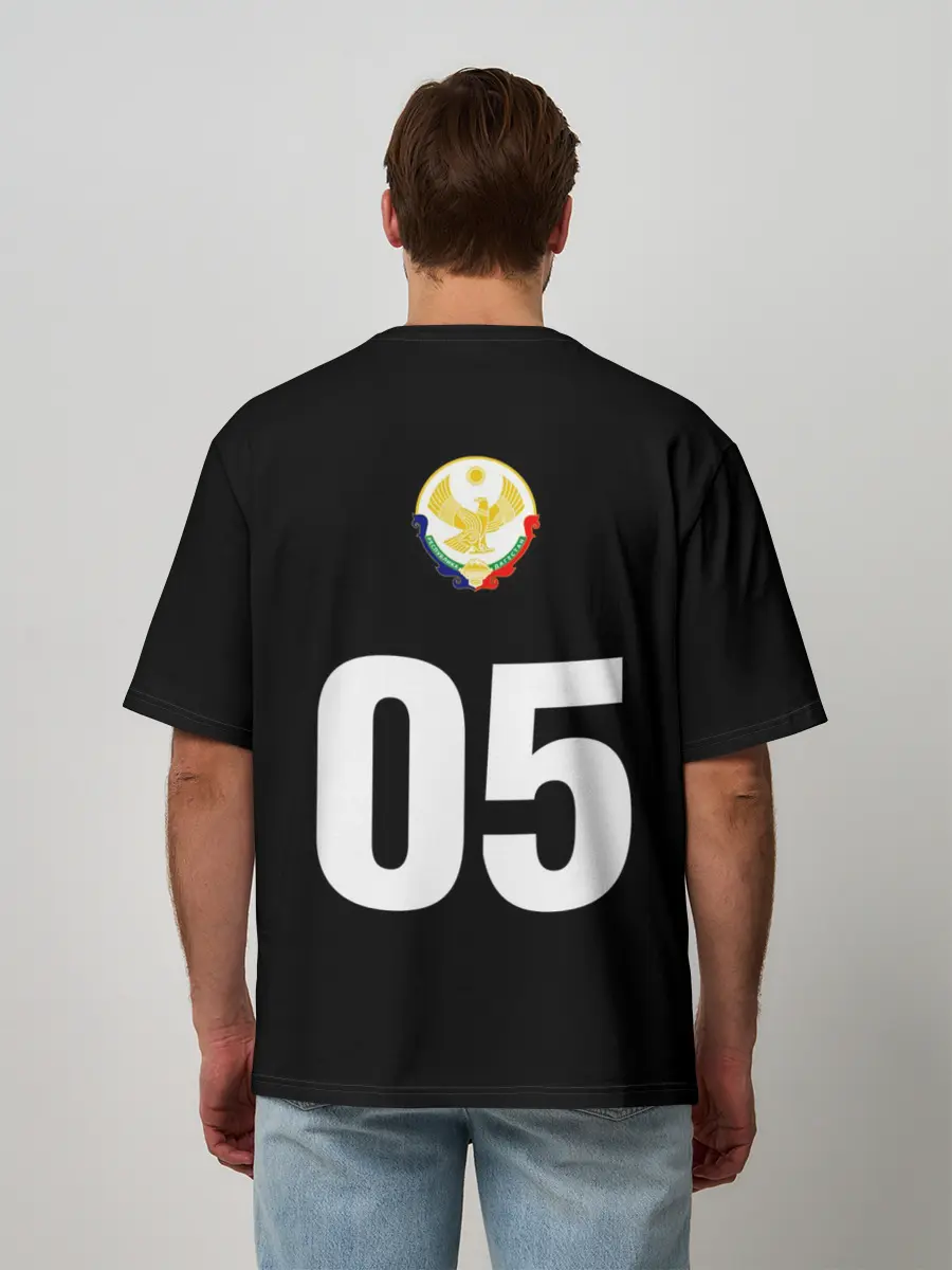 Мужская футболка оверсайз / Хабиб Нурмагамедов