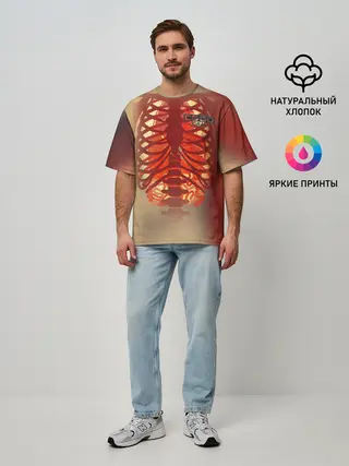 Мужская футболка оверсайз / cs:go | X-Ray Style