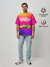 Мужская футболка оверсайз / NEED FO SPEED