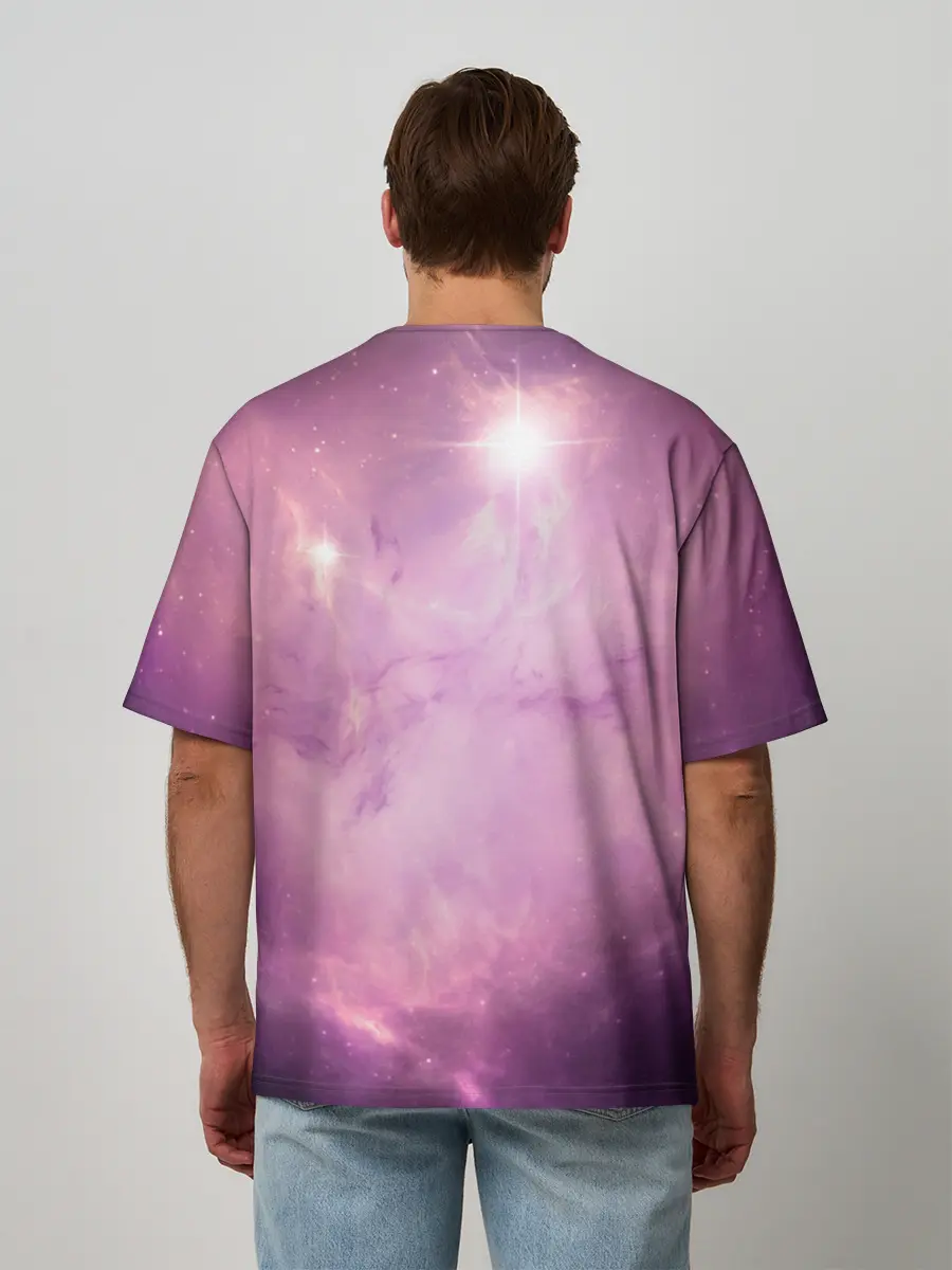 Мужская футболка оверсайз / дневная фурия