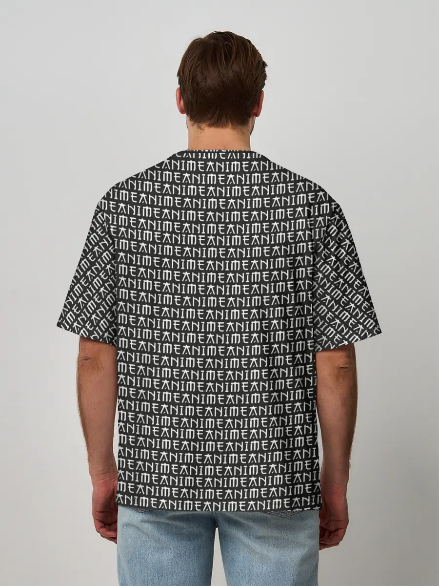Мужская футболка оверсайз / Anime weeaboo