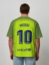 Мужская футболка оверсайз / Месси Форма Новая Away 18/19