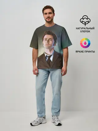 Мужская футболка оверсайз / 10 ДОКТОР