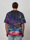 Мужская футболка оверсайз / Космос