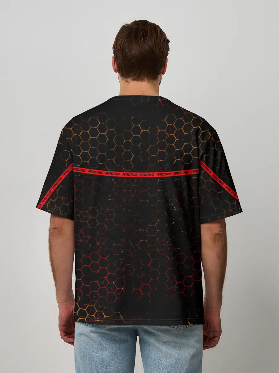 Мужская футболка оверсайз / Ауди - Pro Racing