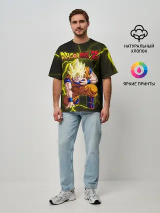 Мужская футболка оверсайз / Dragon Ball