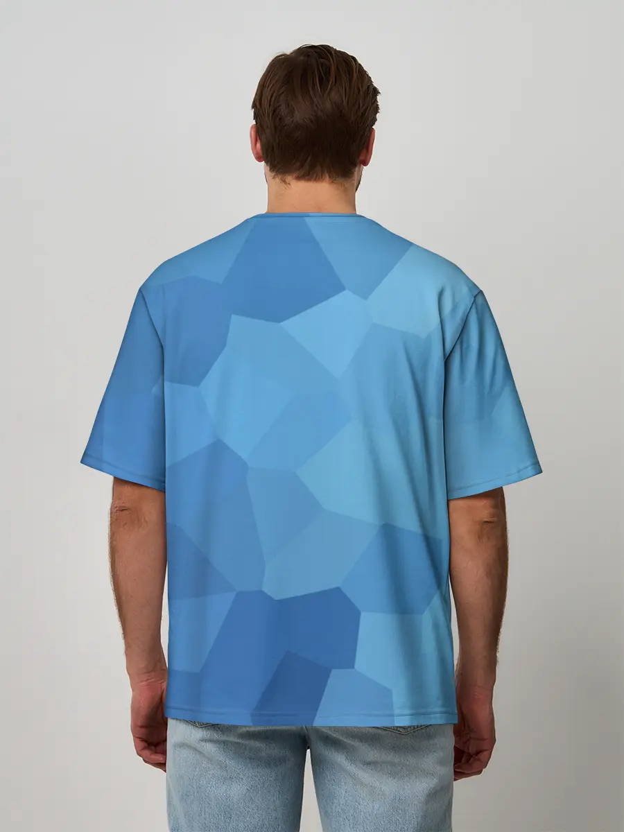 Мужская футболка оверсайз / Пикси кристаллы