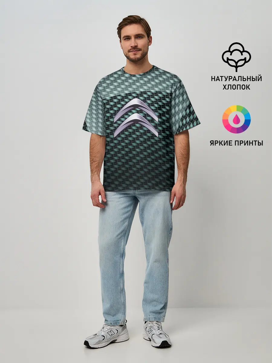 Мужская футболка оверсайз / Citroen SPORT