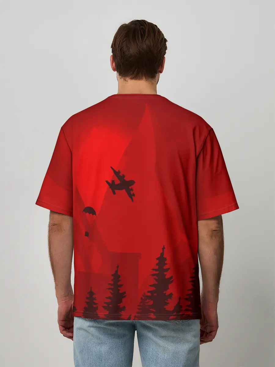 Мужская футболка оверсайз / PUBG