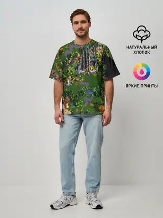 Мужская футболка оверсайз / Heroes of Might and Magic