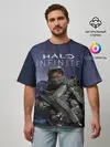 Мужская футболка оверсайз / Halo Infinite
