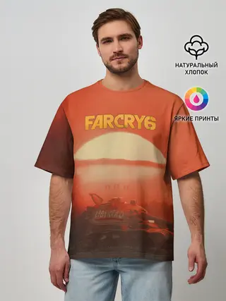 Мужская футболка оверсайз / Far Cry 6 - Libertad
