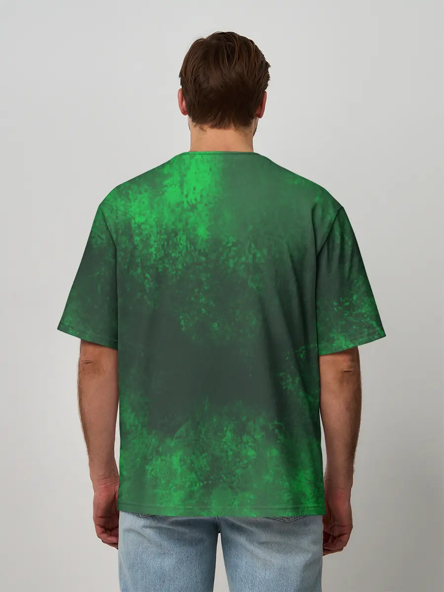 Мужская футболка оверсайз / GEARS OF WAR | ШЕСТЕРЕНКИ