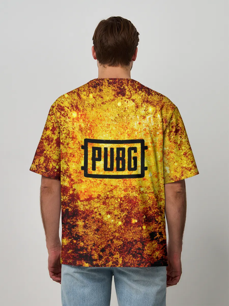 Мужская футболка оверсайз / АИР ДРОП | ПАБГ