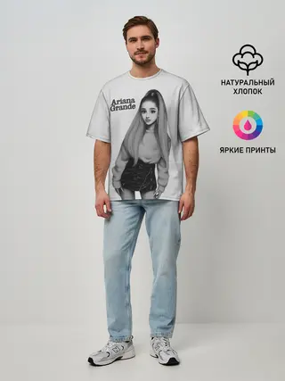 Мужская футболка оверсайз / Ariana Grande