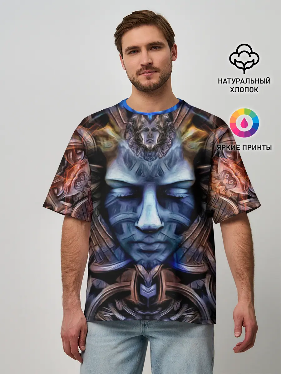 Мужская футболка оверсайз / MEGABUDDA