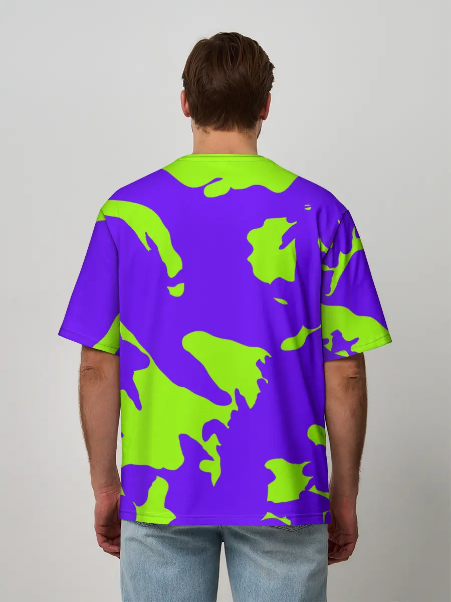 Мужская футболка оверсайз / тeкстура