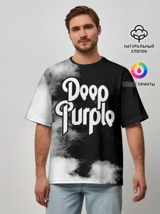 Мужская футболка оверсайз / Deep Purple