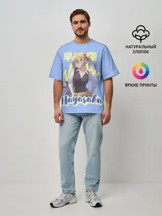 Мужская футболка оверсайз / Hayasaka