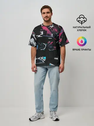 Мужская футболка оверсайз / Неонуар | CS:GO