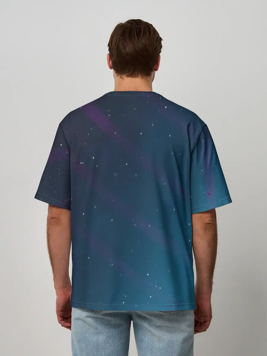 Мужская футболка оверсайз / Fortnite x Marshmello