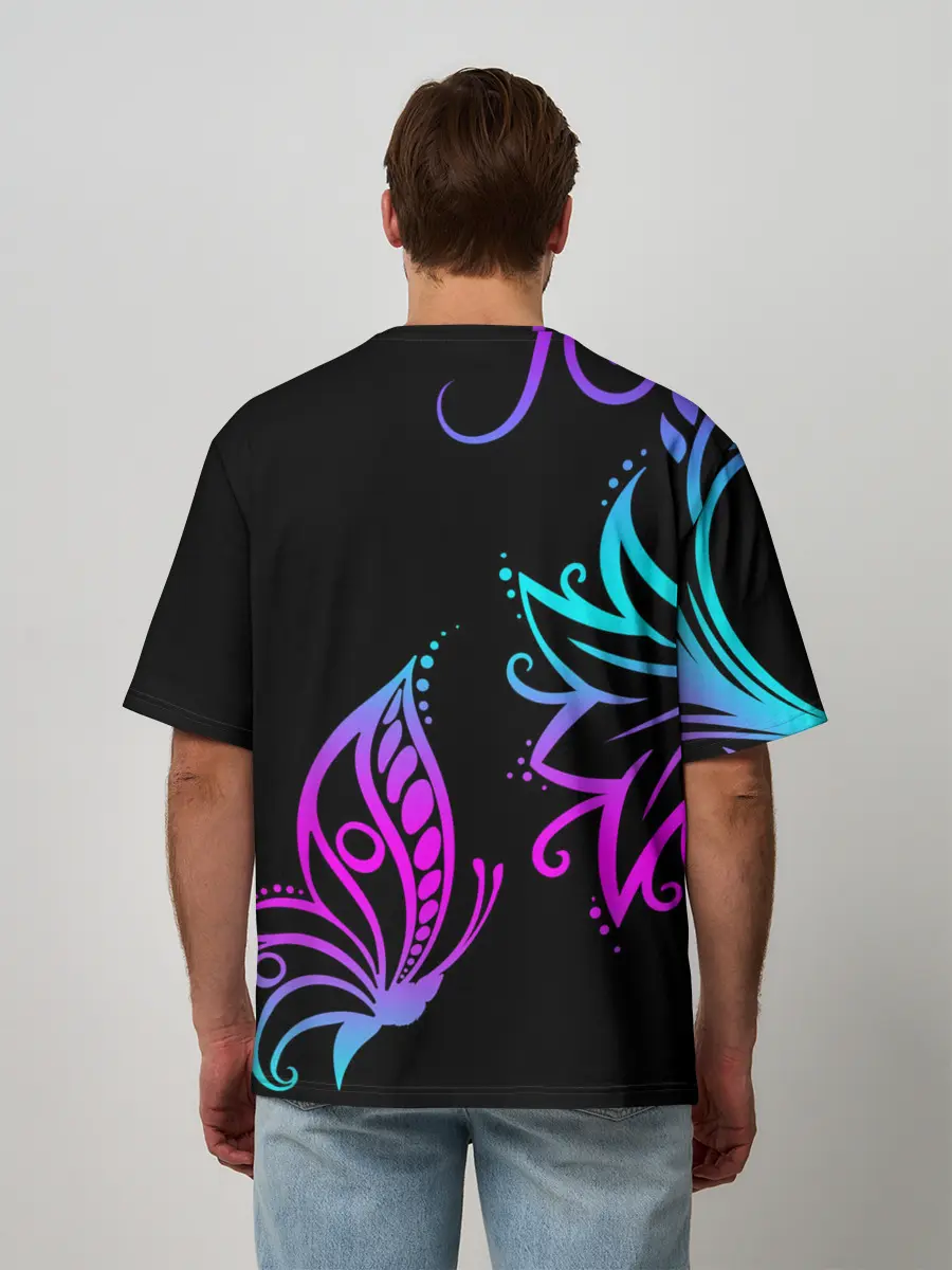 Мужская футболка оверсайз / BTS