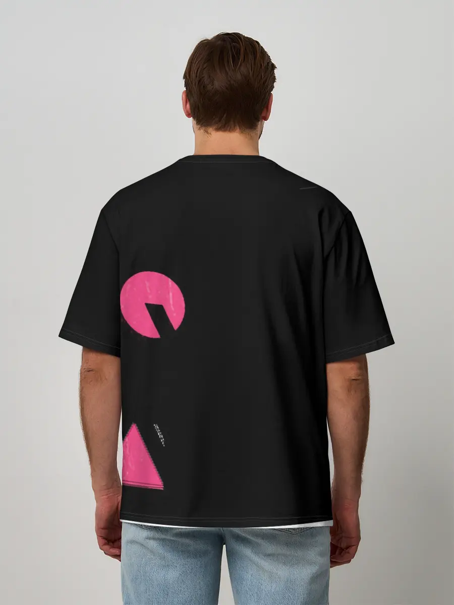 Мужская футболка оверсайз / Игра в кальмара - Squid game