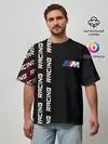 Мужская футболка оверсайз / BMW - Racing
