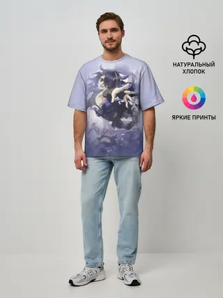 Мужская футболка оверсайз / Ashuramaru