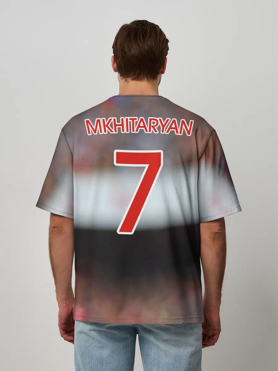 Мужская футболка оверсайз / H. Mkhitaryan | Arsenal